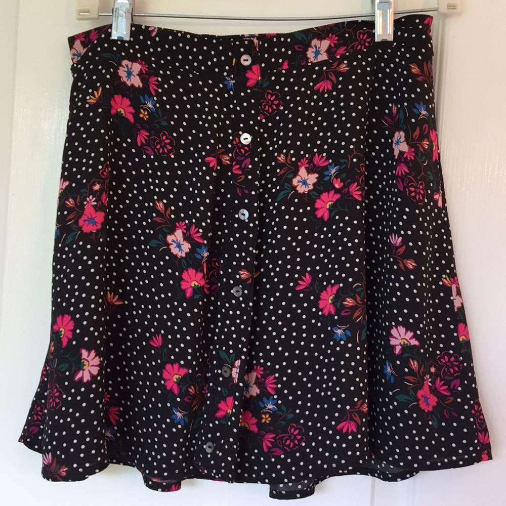 NWOT Express Floral Skirt
